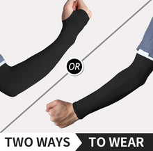Load image into Gallery viewer, Trendzzhop UV Sun Protection Arm Sleeves for Men & Women, UPF 50 Arm Cover for Biking,Cricket,Cycling, Golf, Outdoor Sports (2 pairs)