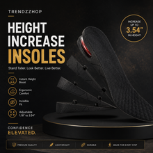 Load image into Gallery viewer, Trendzzhop Height Increase Insole 1 Pair, 4-Layer Heel Orthotic Insoles Adjustable Comfortable & Breathable Elevator Lift Kit Up To 2cm To 9cm, Men Women Height Booster Insoles
