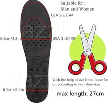 Load image into Gallery viewer, Trendzzhop Height Increase Insole 1 Pair, 4-Layer Heel Orthotic Insoles Adjustable Comfortable & Breathable Elevator Lift Kit Up To 2cm To 9cm, Men Women Height Booster Insoles