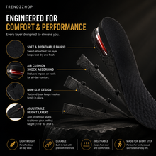 Load image into Gallery viewer, Trendzzhop Height Increase Insole 1 Pair, 4-Layer Heel Orthotic Insoles Adjustable Comfortable &amp; Breathable Elevator Lift Kit Up To 2cm To 9cm, Men Women Height Booster Insoles
