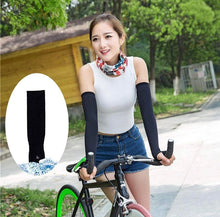 Load image into Gallery viewer, Trendzzhop UV Sun Protection Arm Sleeves for Men &amp; Women, UPF 50 Arm Cover for Biking,Cricket,Cycling, Golf, Outdoor Sports (2 pairs)
